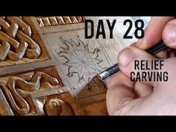 How to Carve a Sun Motif - Day 28