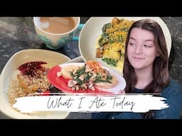 *REALISTIC* WHAT I ATE TODAY // Quick Meal Ideas