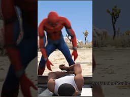 Spider Man Saves Franklin #gta5 #spiderman #gameplay #games