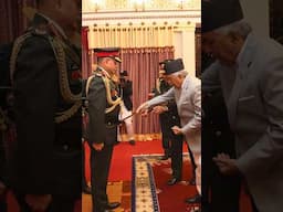 Army Chief receive Honorary General Rank