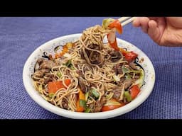 Yes! Beef & Noodle Stir Fry - easy and delicious