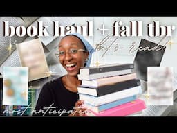 book haul & fall tbr 🍂🍁✨ sharing new books and all the books i want to read this fall ✨