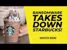 A ransomware attack on software provider Blue Yonder disrupting operations at Starbucks, Sainsbury's