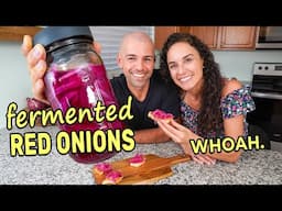 VIRAL RECIPE TEST: Quick Pickled vs. Fermented Red Onions (3 Recipes!)