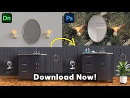 How to make a Realistic Bathroom Interior Mockup in Photoshop | Photoshop Tutorial