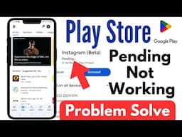 How Fix Google Play Store Not Working | Play Store Apps Install Pending | Play Store Update Problem