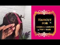 Haircut for medium length. Hair Style for wavy hair. Haircut for women 2024. Nevdream Haircut.