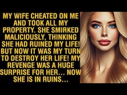 My Wife Cheated On Me And Took All My Property. She Smirked Maliciously, Thinking She Had Ruined My