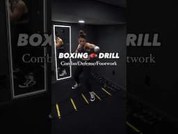 💥Try This Boxing 🥊Drill (Get better at footwork & defense) #boxingdrill  #shadowboxing #boxing