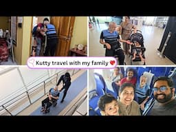 Travelling with my family ✈👪 | How we take care of Appa | Wheelchair friendly | Indigo airlines