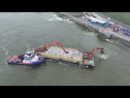 Cromer Rock Armour sea defence project