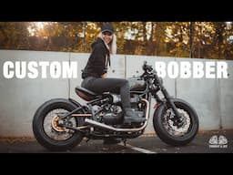 Custom Triumph Bonneville British Bobber