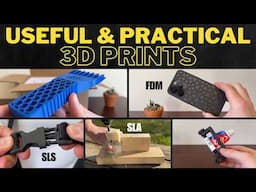 11 USEFUL Things to 3D Print First - Practical Prints 2024 (JLC3DP)