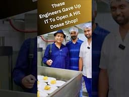 These Engineers Opened A Hit Idli Dosa Shop! #foodvlog #bengaluru #streetfood #dosa #idli #startup