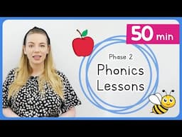 Phonics Lessons Compilation | 50+ Minutes | Letter Sounds