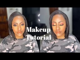 Full glam makeup tutorial | Eyeshadow for beginners | Eyeshadow pallet 2022 | LERATO SIMELANE