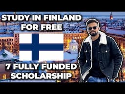 STUDY IN FINLAND 🇫🇮 FOR FREE || GET FULLY FUNDED SCHOLARSHIP|| #studyinfinland #finlandstudyvisa