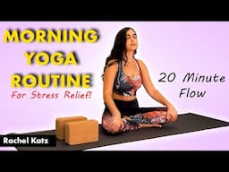 It's Monday 😭 Stress Relief Yoga Workout, You need it. Morning Gentle Yoga Routine with Rachel Katz