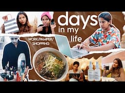 Days in my life vlog-My skin is ruined😩dental appointment update🤩shopping haul😛🤎