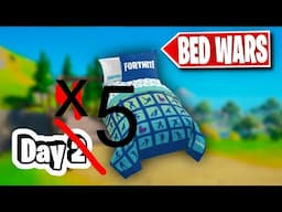 Making a Fortnite BEDWARS Map! DAY 5