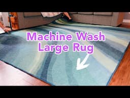 How to Wash Large Ruggable Rug (and Drying Tips)!