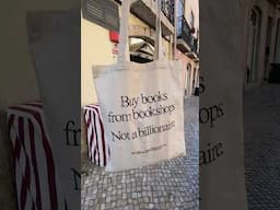 Lisbon Bookshop takes on Billionaire 💪a must visit #lisbonbooklovers