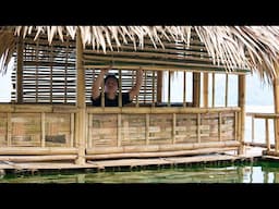 Making Bamboo Window Curtains, Fishing, Cooking, Enjoying Wild Tea: River Survival | EP.407