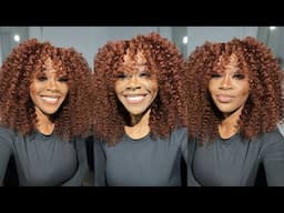 SUMMER Ready Fluffy Wand Curls! Kinky Curly SHEIN 7x5 Closure Wig Styling | Step By Step Tutorial