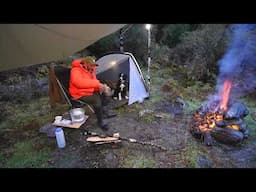 Heavy Rain Camping In A Tent