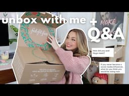 Q&A + unboxing FabFitFun 2024 winter box