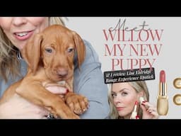 Vizsla Puppy chat and a makeup tutorial trialling Lisa Eldridges new Rouge Experience Lipstick.