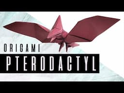 How to make an origami Pterodactyl by Tadashi Mori [TBT]