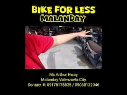 BIKE for LESS Malanday..Bilihan ng mga Repo Motor sa Valenzuela