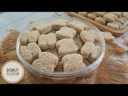 Biskut Suji Nestum Rangup Tanpa Telur | Crunchy Eggless Nestum Sugee Cookies