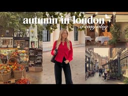 a cosy london vlog: autumn shopping in the city