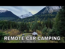 Remote Mountain Car Camping