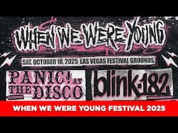 Panic! At The Disco To Return For When We Were Young Festival 2025 | News