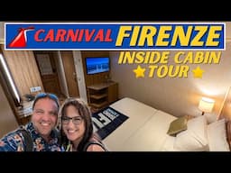 Carnival Firenze Inside Cabin Tour (Stateroom 10223)