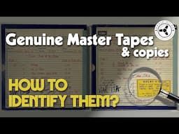 Genuine Master Tapes & copies: How to identify them?