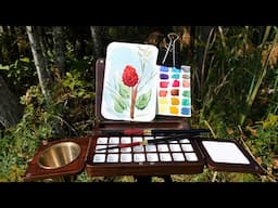 Is this Cheap Wooden Sketchbox Any good? Fuumuui wood watercolor easel review