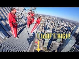 Put It On Your Bucket List! CN Tower Edgewalk in Toronto! (and a Full Tour Inside the Tower!)