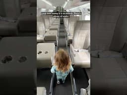 Flying on a private jet with my toddler... #aviation #firstclass