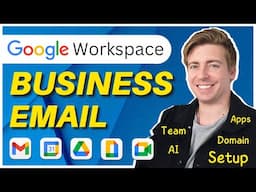 COMPLETE Google Workspace Business Email Tutorial (Business Gmail Setup) 2024