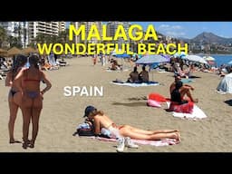 Malaga Beach August 2024 Spain Costa del Sol