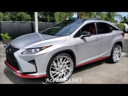 AceWhips.NET- First Ever 2018 Lexus RX350 F-Sport on 26" Asantis