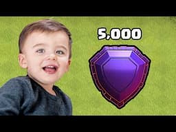 3 Year Old Beats Clash of Clans!