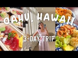 Oahu Travel Vlog: weekend in Hawaii 🏝️ what I eat & hiking spots