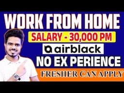 Best Work From Home Jobs 2024 | 12th Pass Job 😍| Jobs For Freshers | Online Jobs | Latest Remote Job