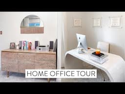 HOME OFFICE TOUR | Chic + Minimal + Black Owned | The Kola Home