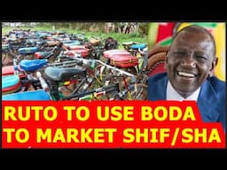 😭😭😭BODA BODA GUYS AGAIN TAKE A POLITICAL LINE, NOW TO BE USED BY GOVT TO SELL SHIF/SHA IN VILLAGES😭😭